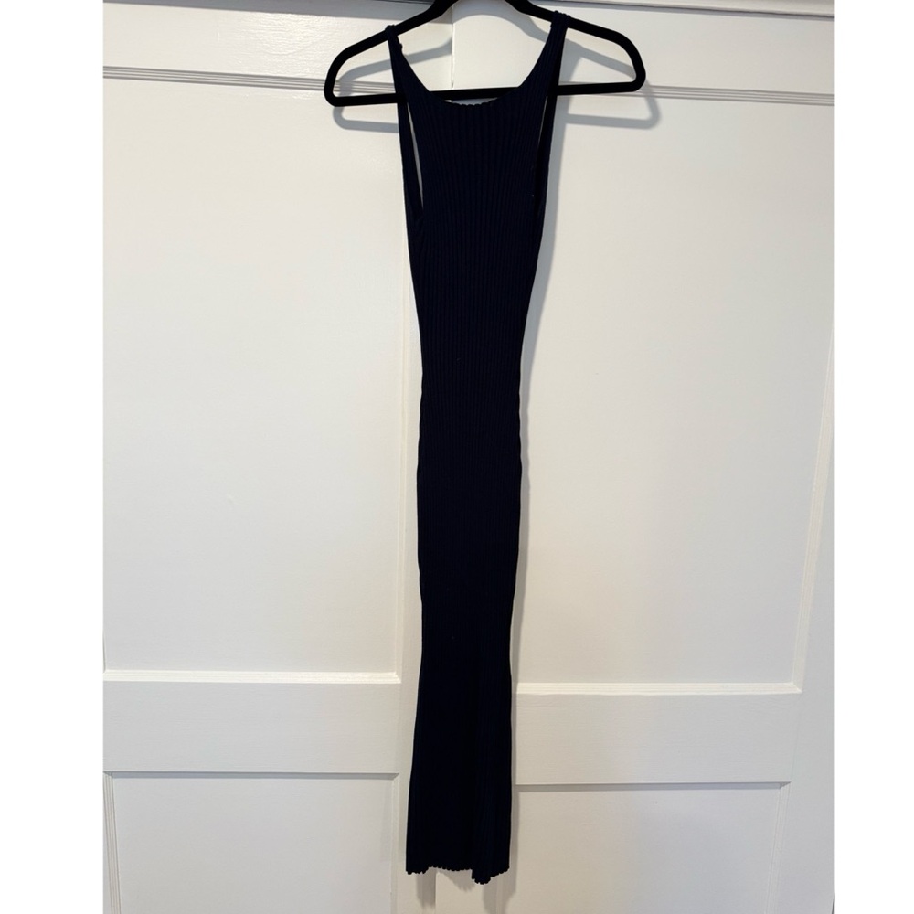 Edit by 9. Black knit dress with low back. Size S